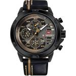 Naviforce Часовник naviforce pr-2842 - Черен / Кафяв kp2842 Часовници