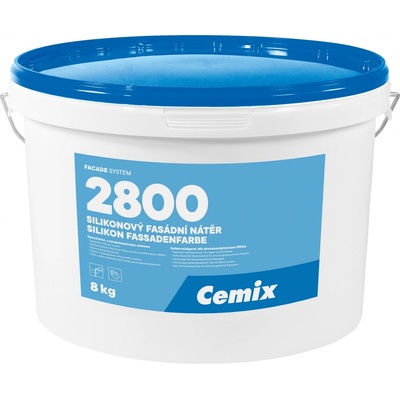 Cemix Nátěr fasádní silikonový – 8 kg – Sleviste.cz