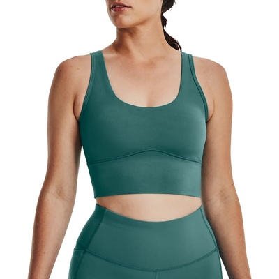 Under Armour Потник Under Armour Under Armour Meridian Fitted Crop Tank Зелен Velikost XS