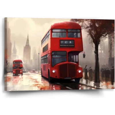 Sablio Obraz Londýn Double-decker 1 - 60x40 cm