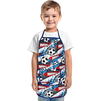 BELLATEX Zástěra dětská Adéla 37 × 47 cm 7850/040 fotbal