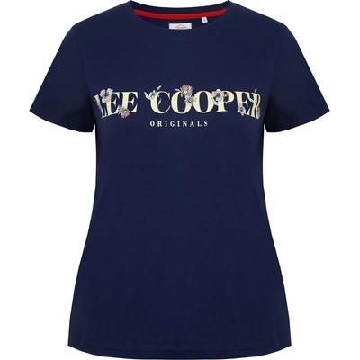 Lee Cooper Дамска тениска Lee Cooper LeeCooper Classic T Shirt Ladies - Navy Auth