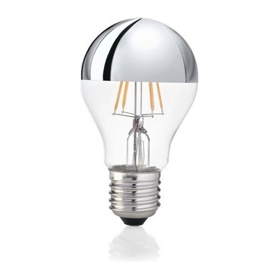 Ideal Lux 123882 LED žárovka Filament A60 1x8W 770lm 3000K chrom