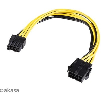 AKASA - 12V ATX 8-Pin na PCIe 6+2 pin adaptér AK-CBPW23-20