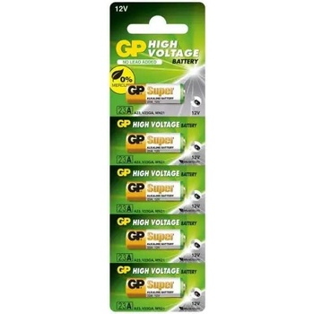 GP Batteries Алкална батерия GP Battery (A23) 12V / LR23 23AF-U5 (5 батерии / блистер) 12V (GP-BA-23AF-U5)