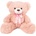 Амек Тойс Плюшена играчка Амек Тойс - Мече розово, 70 cm (43101)