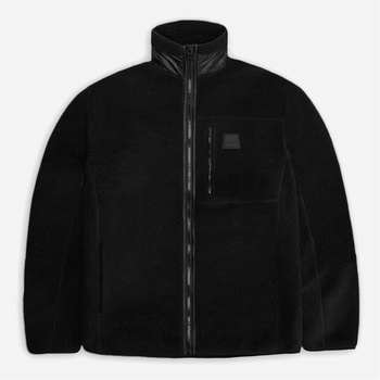 RAINS Men's Yermo Fleece Teddy Coat - Black