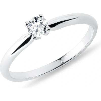 Klenota jemný zásnubný prsteň s diamantom k0300022