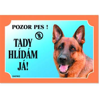 Dafiko Tabuľka nemecký ovčiak profil 1 ks