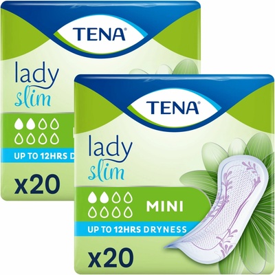 TENA Lady Slim Mini mäkké inkontinenčné vložky 40 ks