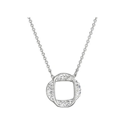 Evolution Group Stříbrný náhrdelník from Swarovski® Crystal 32016.1