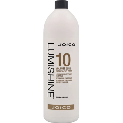 Joico Lumishine Creme Developer 1000 ml krémový vyvíječ 10 Vol. (3 %)