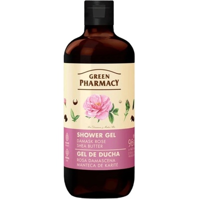 Green Pharmacy Body Care Muscat Rose & Green Tea sprchový gel 0% Parabens Silicones PEG 500 ml – Hledejceny.cz