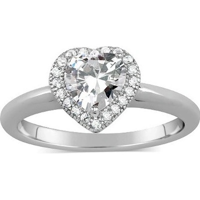 SILVEGO PRIA stříbrný prsteň s micro zirconia JJJR0103