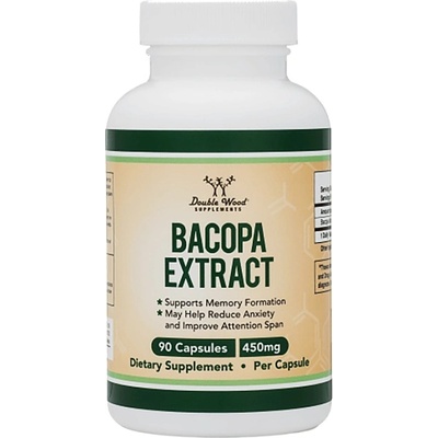 Double Wood Supplements Bacopa Extract 450 mg [90 капсули]