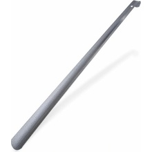 Dlhý kovový obuvák na topánky 65cm strieborná