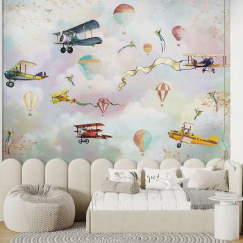 Image 1 of Art gift Фототапет Състезание в небето