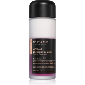 Mary & May Blackberry Complex Cream Essence концентрирана хидратираща есенция за чувствителна кожа на лицето 140ml