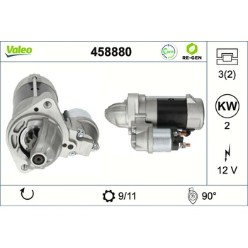 Štartér VALEO 458880
