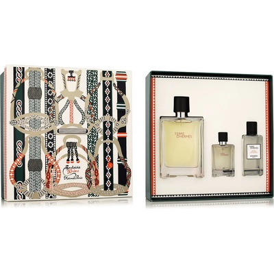Hermès Terre D'Hermès комплект за мъже Eau de Toilette 100 ml + Eau de Toilette 12, 5 ml + Афтършейв опция Fantaisie Etriers Cover