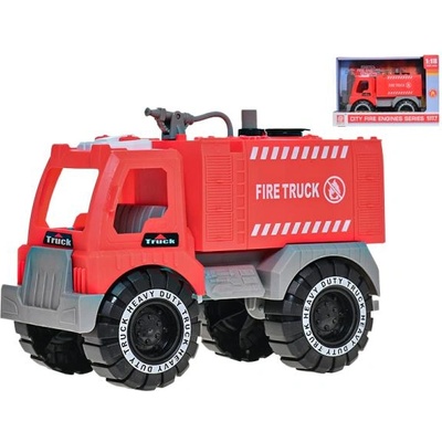 Mikro Пожарна кола 21, 5 см с пръскачка и аксесоари