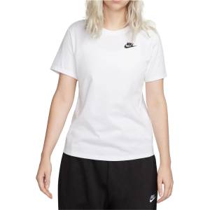 Nike Дамска тениска Nike Women's Sportswear Club Essential Sport shirt - White (916-3166-0314)