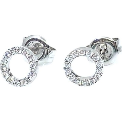 Jan Kos jewellery zlaté náušnice s briliantem 83000108