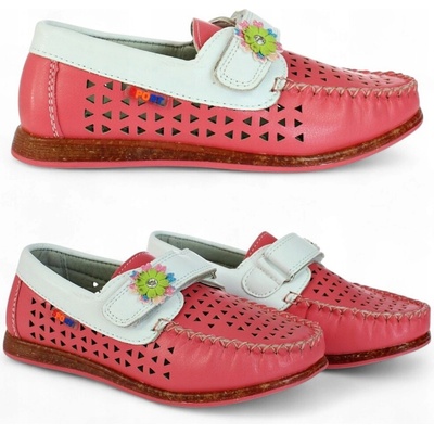 Prelamované baleríny na suchý zips krásne dievčenské 6570