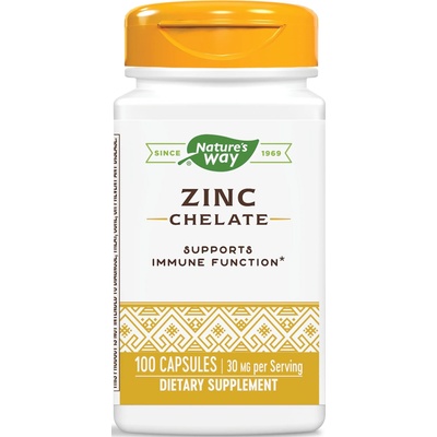 Nature's Way Zinc Chelate, 100 капсули, Nature's Way (41091)