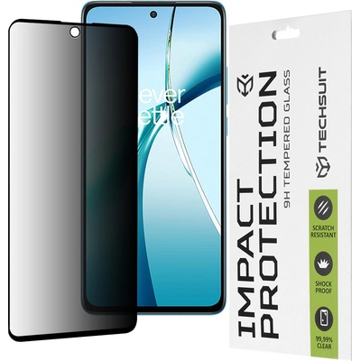 Techsuit OnePlus North CE4 Lite - 111D Privacy Full Glue - черен