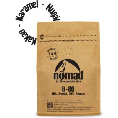 Pražená káva B-80 250 g Nômad