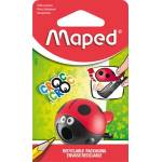 Maped "Croc Croc Easy", перфоратор с една дупка, с контейнер, божия птица и кит, смесени форми 018112 (018112)