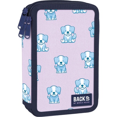 DERFORM Ученически несесер с пособия Derform BackUp - Puppy, 3 ципа (88843)