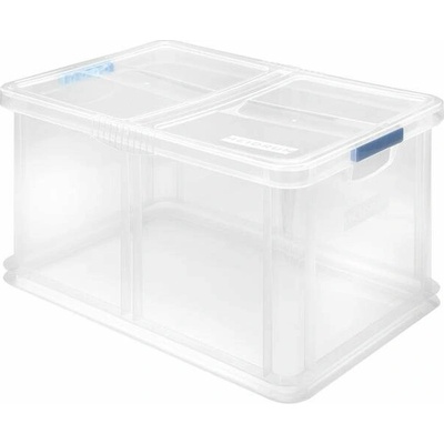 Heidrun úložný box s vekom 60 × 40 × 30 cm 60 l