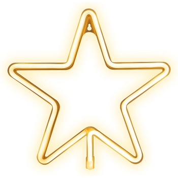 Forever Light Neónové LED Vianočné PENTASTAR teplé biele FLNE22