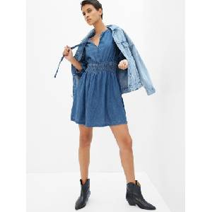 GAP Мини рокля от деним Gap GAP | Sin | ЖЕНИ | XXS - zoot - 105,60 лв