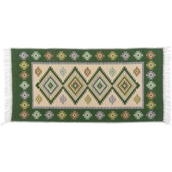 Multidecor Двулицев ориенталски килим KILIM 80x150 cm зелен/бежов (MU0020)