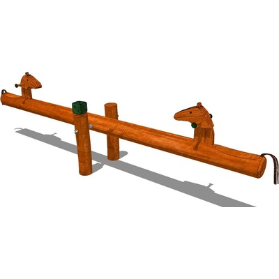 Playground System Vahadlová hojdačka z agátu kládová koník