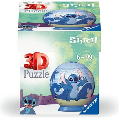 Ravensburger 3D Пъзел Ravensburger от 54 части - Disney: Stitch (7011597)
