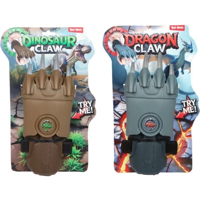 Teddies Drápy vystřelovací drak/dinosaurus plast, 2 barvy