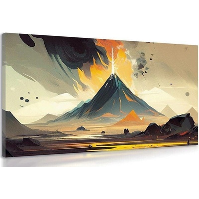 Obraz aktivní sopka - 60x40