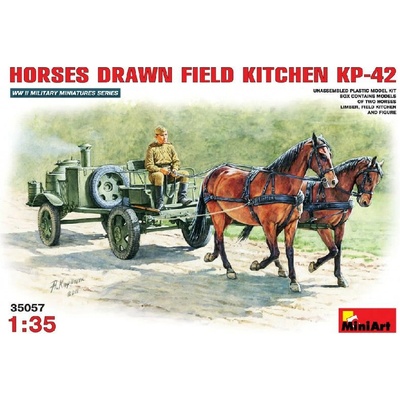 MiniArt Horses Drawn Field Kitchen KP-42 1:35