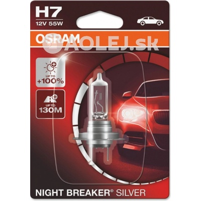 Osram Night Breaker Silver H7 PX26d 12V 55W