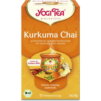 Yogi Tea Kurkuma Chai Turmeric Tea 17 x 2 g