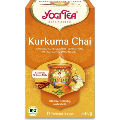 Yogi Tea Kurkuma Chai Turmeric Tea 17 x 2 g