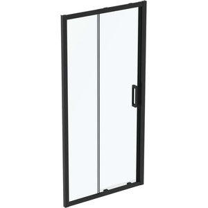Ideal Standard Connect 2 - Плъзгащи се врати за душ, двукрилни, 140 см, черно/прозрачно стъкло K9278V3 (K9278V3)
