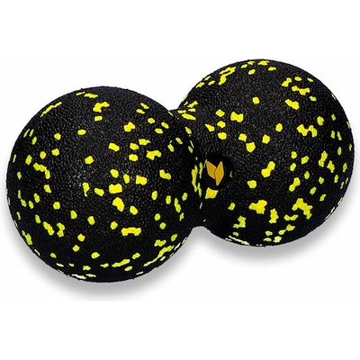 yellowSPORT Masážny Duoball 8 cm čierno/žltá