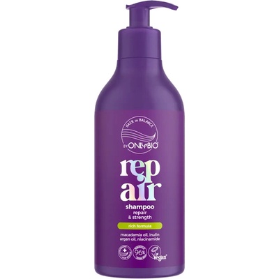 OnlyBio regenerační a posilující šampon Repair 400 ml