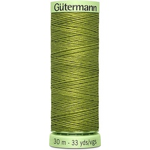 Gutermann Gombíková (režná) niť Gütermann 30 m - 582 - olivová