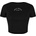Jack Wills Бебешка тениска Jack Wills Cropped Baby Tee Ladies - Black